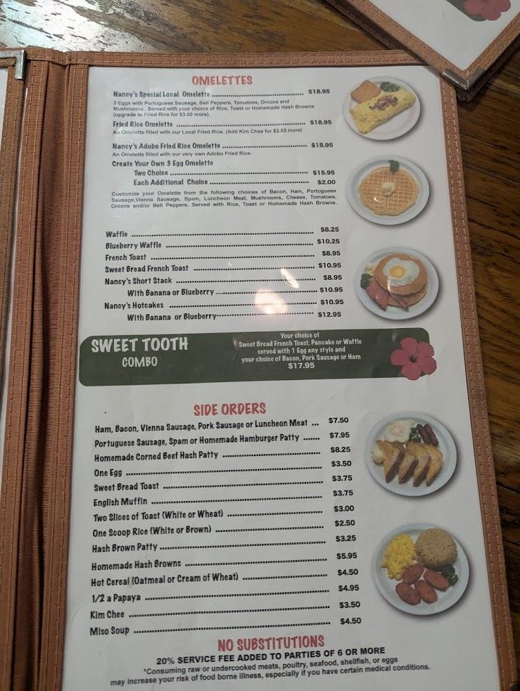 Nancy's Kitchen Menu image 3